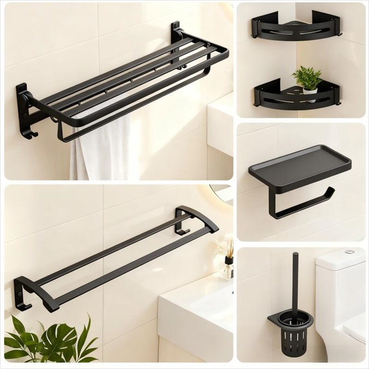 Integrated Towel Rack And Storage Shelf high quality